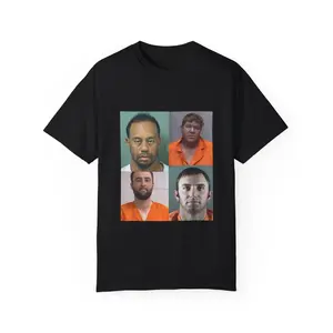 Pro Golfer Mug Shot T Shirt Gift For Fan