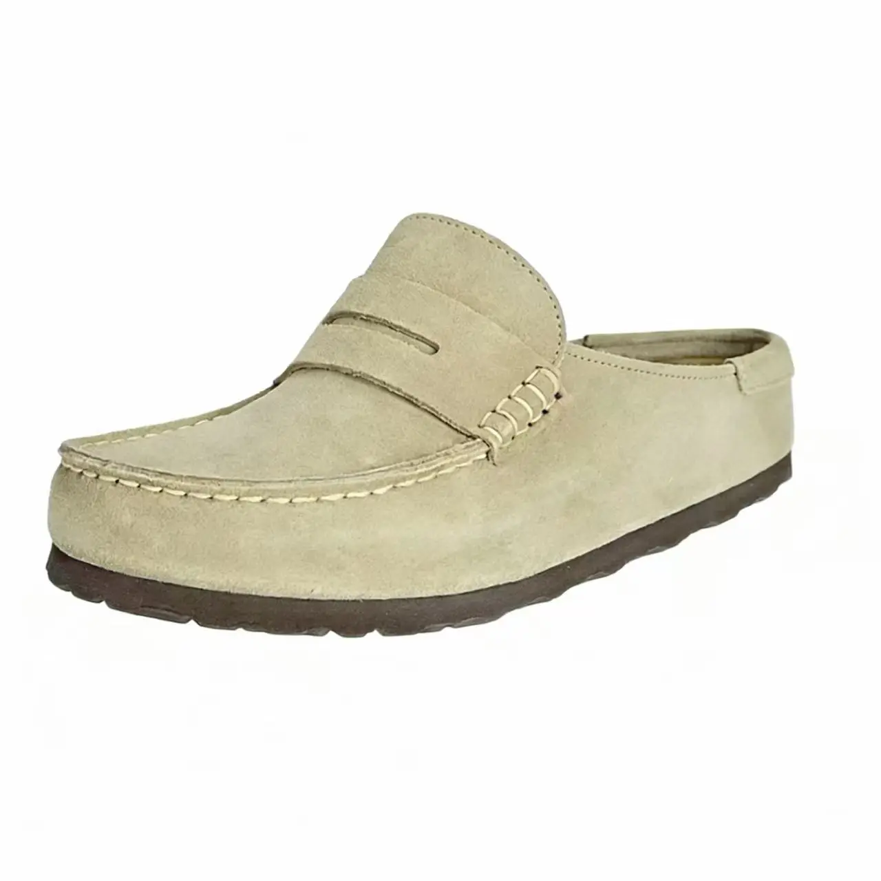 SNOWIND Men's & Women's Naples Wrapped Inspired Mule Loafers | Suede Cork Footbed Slippers Shoes