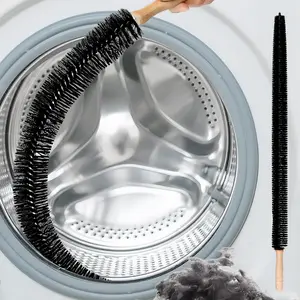 LMMAKE  Dryer Vent Cleaner Brush 29.9 Inch Long Flexible Steel Bristles for Lint Removal & Refrigerator Coil Cleaning Efficient Dust & Pet Hair Removal Tool