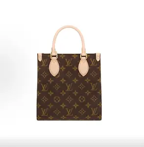 Pre-owned Louis Vuitton Sac Plat BB Mini Tote Bag Monogram Canvas