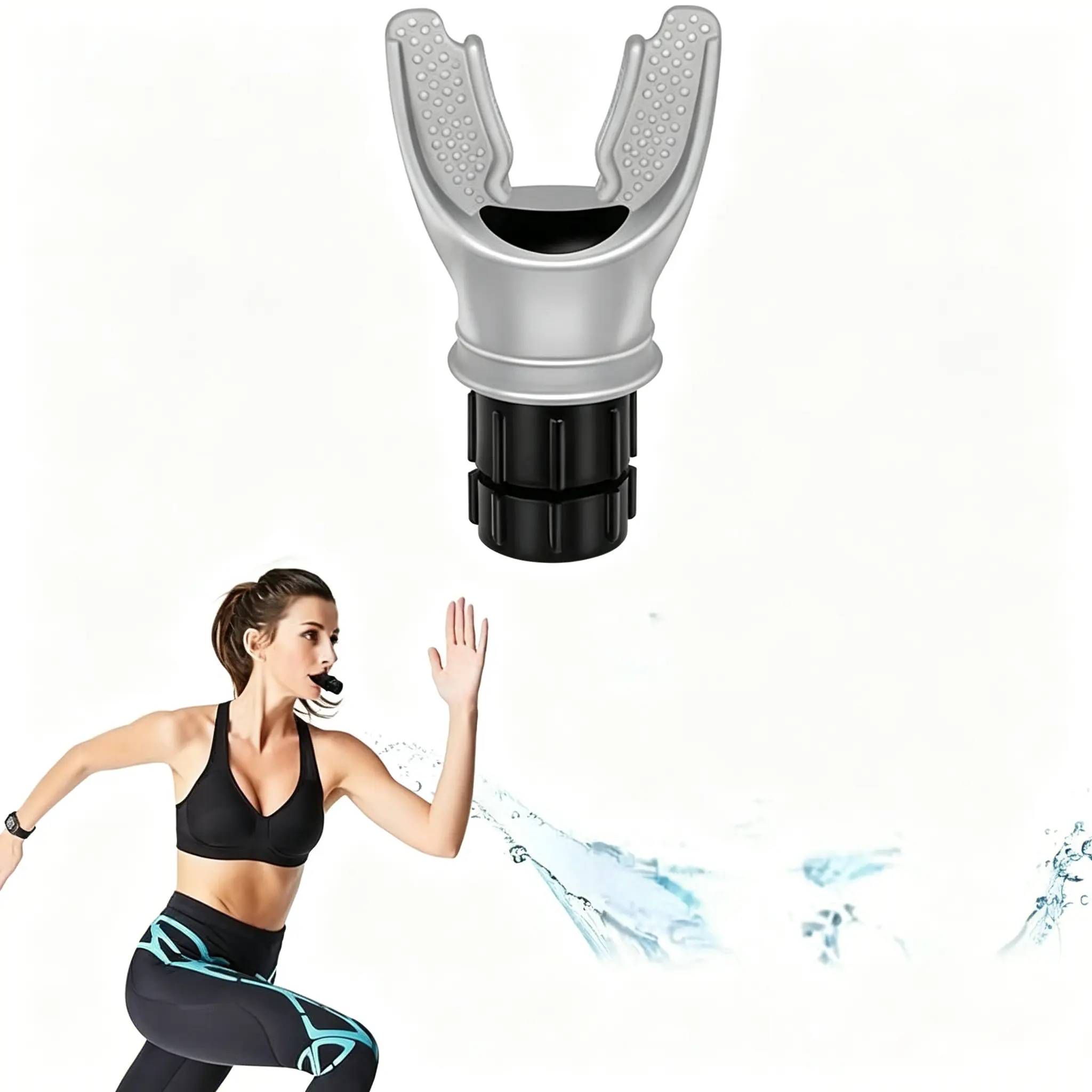 Breathing Trainer Device Lung Capacity Exercise Respiratory Fitness Trainer Improve Stamina Endurance for Running Workout Sports Training