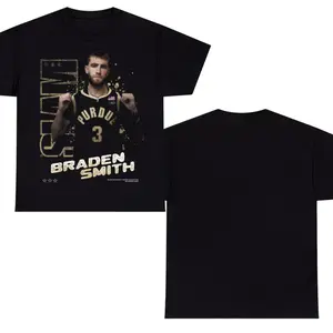 Braden Smith Purdue Basketball SLAM T-Shirt – NCAA College Hoops Graphic Tee, Boilermakers Fan Shirt, Vintage Streetwear Unisex Cotton Apparel Gift