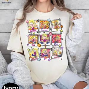 Embroidered Lizzie McGuire Booked & Busy T-Shirt,  Family Matching Sweatshirt, Cartoon Lizzie McGuire Shirt, Trendy T-Shirt,Gift For Family 7S