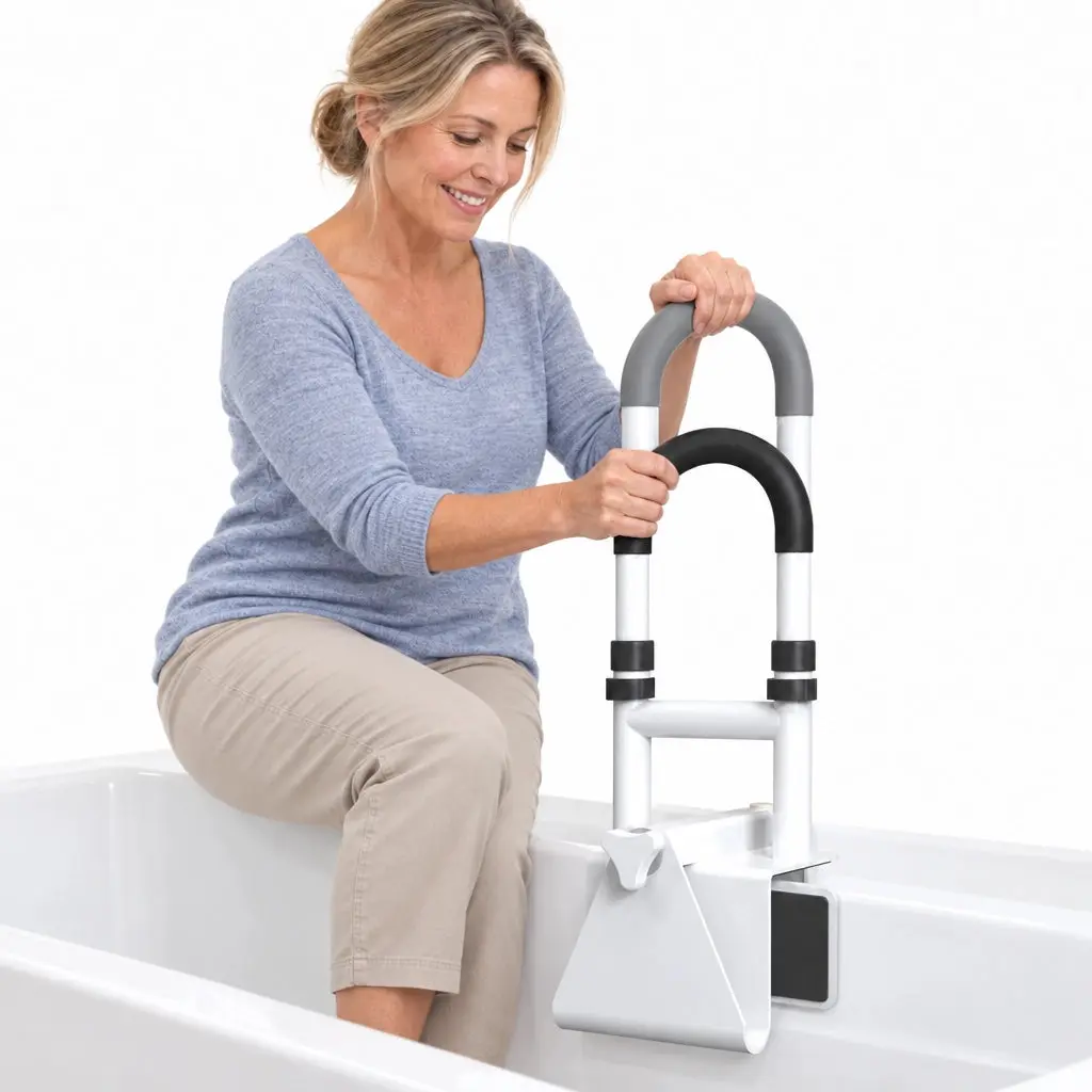 Adjustable Bath Grab Bar for Seniors