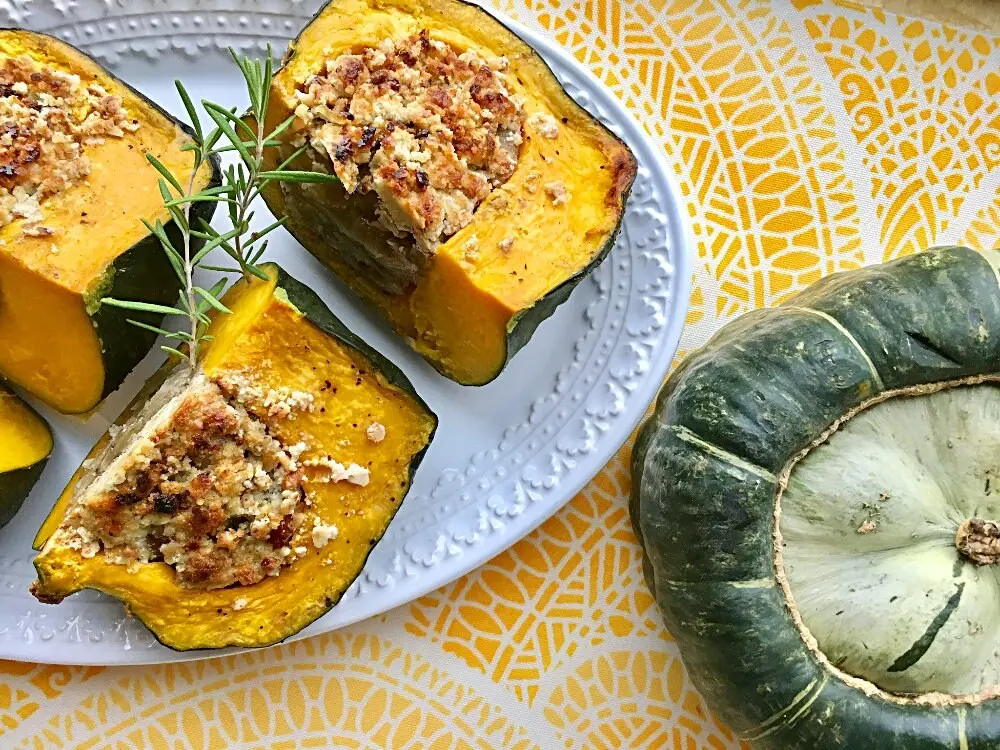 TomorrowSeeds - Burgess Buttercup Squash Seeds -  Green Pumpkin Japanese Kabocha Winter Blue Gourd Non GMO Winter Vegetable Seed 2024 Season