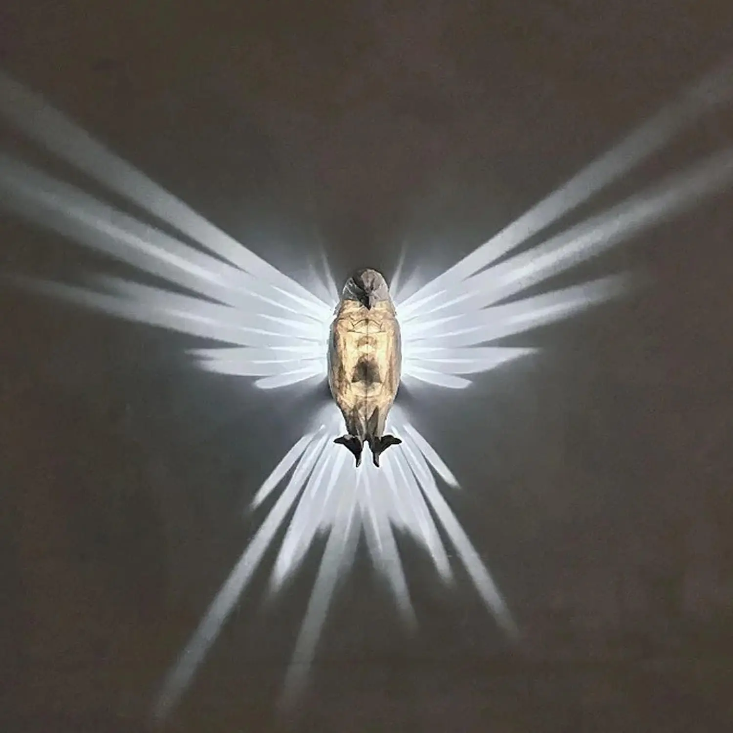 3D Animal LED Wall Night Light, Home Decoration Carving Light, Eagle Wall Light, Bald Eagle Light, Battery Powered, Suitable for Bedroom, Living Room, Staircase, Corridor, Kitchen
