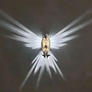 3D Animal LED Wall Night Light, Home Decoration Carving Light, Eagle Wall Light, Bald Eagle Light, Battery Powered, Suitable for Bedroom, Living Room, Staircase, Corridor, Kitchen