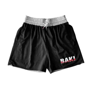 Baki Gym Shorts Men's Shorts Workout Sport Knee Pants with Pockets Athletic Summer Shorts