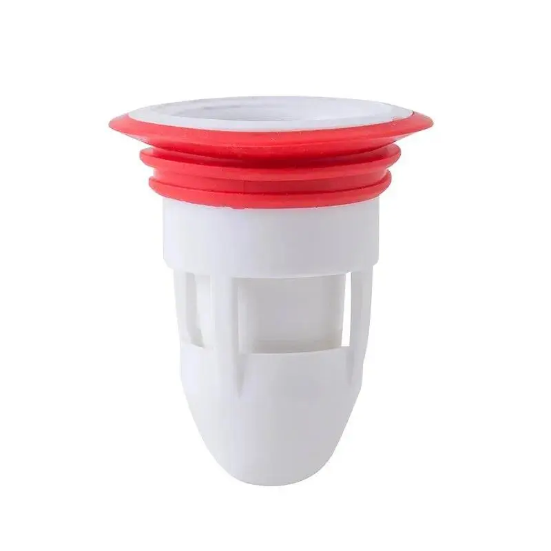 1PC Plastic-Silicone Bullet-Shaped Floor Drain Core, Durable Plastic Lightweight Bathroom Toilet Drain Strainer, Easy Installation for Sewer Pest Control & Odor Elimination, 1 * Floor Drain