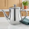 【Summer Sale Deals】Stainless Steel 1500ML Kitchen Oil Dispenser with Lid, Metal Body, Strainer, Thickened Design, Leakproof, Slow-Pouring, Few Seams for Simpler Cleanup, Kitchen Utensils for Household Essentials