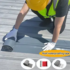 Self Adhesive Waterproof Roof Repair Tape, UV Resistant Windproof Sealant Anti Leak for Leaks Pipes Gutters, Extreme Temperature -60°c to 110°c DIY Fixing