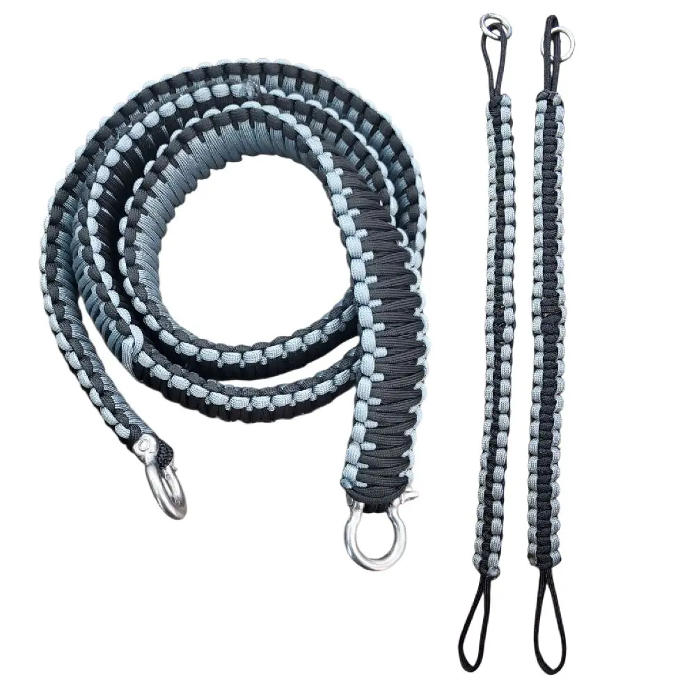 13 Quarts Black and Gray Paracord TOP and Bottom Strap combo 13 Quarts Black and Gray Paracord TOP and Bottom Strap combo