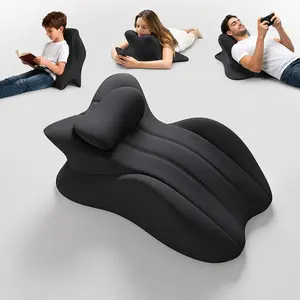 Memory Foam Ergonomic Wedge Pillow, Prone Pillow for Sleeping, Squat pillow, Reading Pillow for Bed, Ideal for Massage, with Removable Cover, Back Support, Multi-Functional Memory Foam