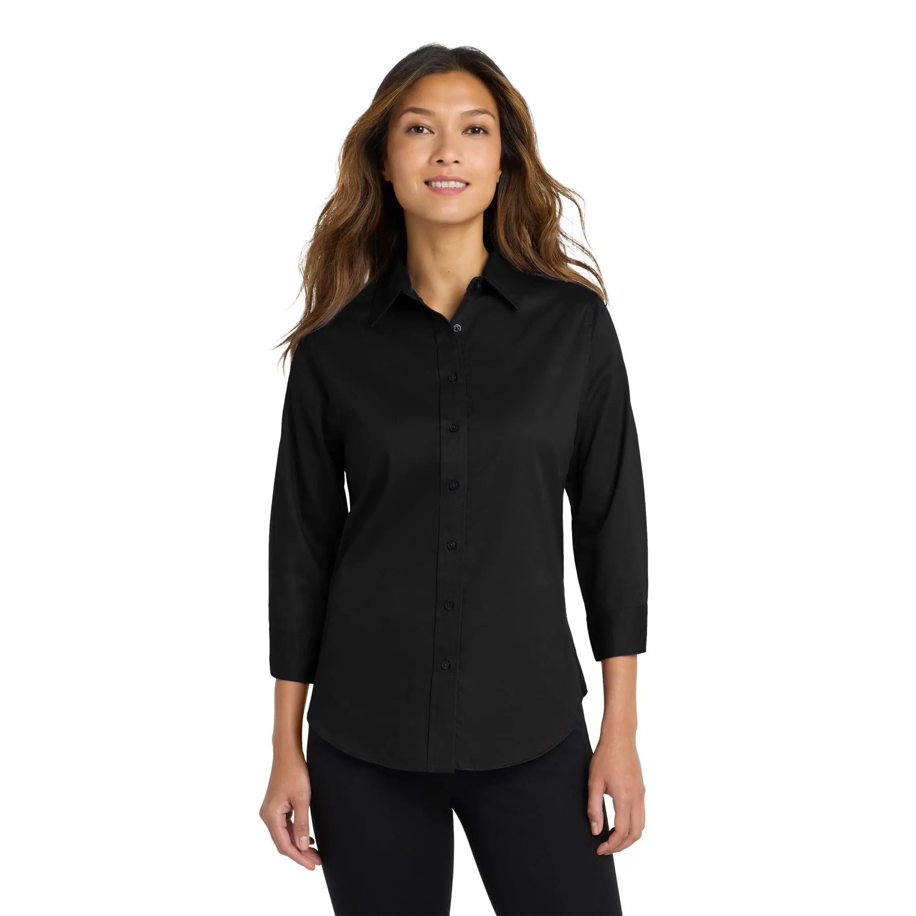 Port Authority Women's 3/4-Sleeve Easy Care Shirt. L612