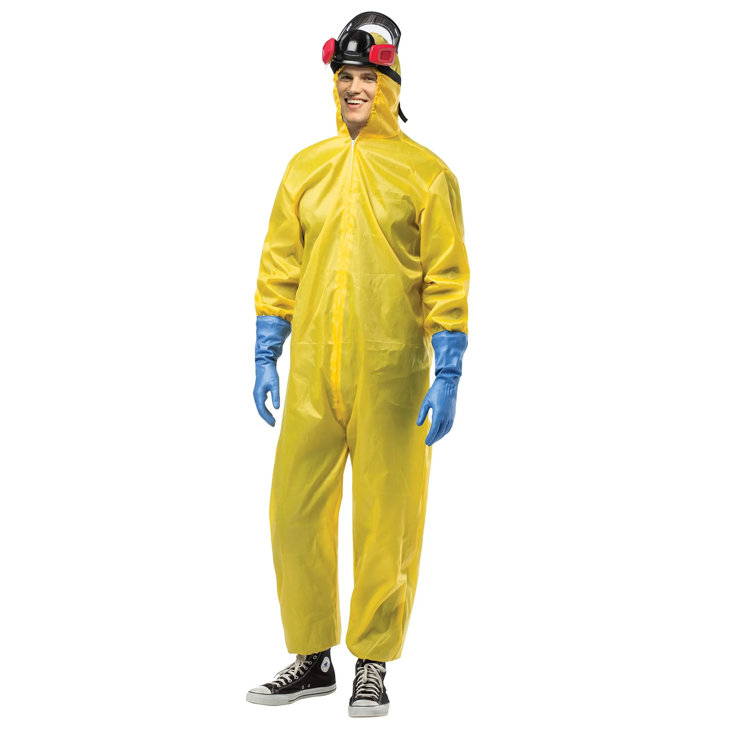 Imposta Costumes Men's Polyester Costume Set for Special Occasions, Toxic Yellow Clothes with Uniform Look, Includes Gloves