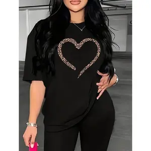 Black Casual Short T-Shirt