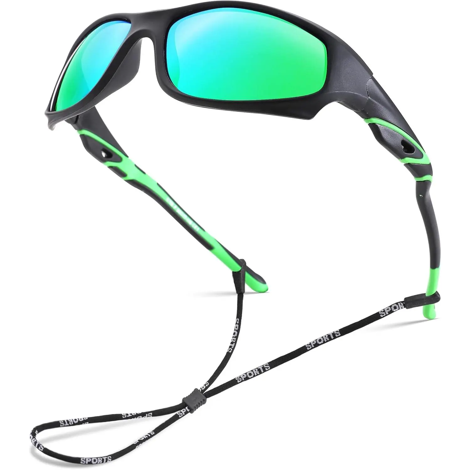 h-29  Kids Baseball Polarized Sunglasses – Unbreakable Flexible Youth Sports Sunglasses for Boys Girls Age 4-12