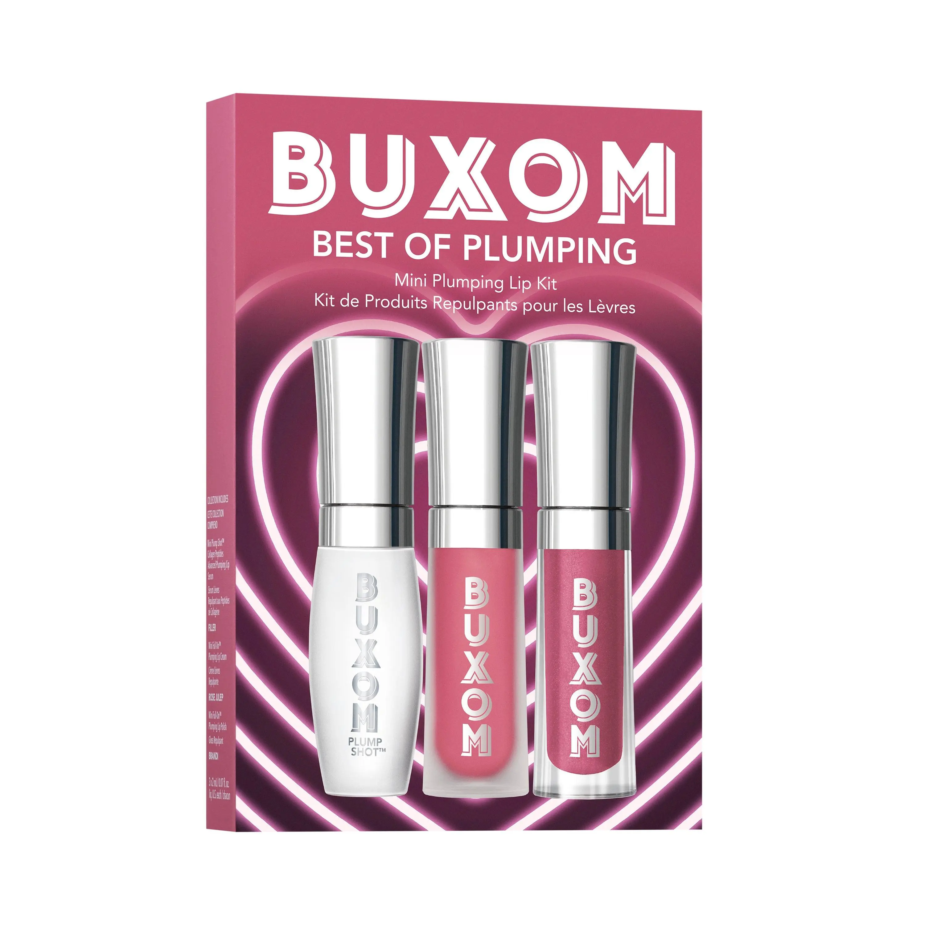 BUXOM Best Of Plumping Lip Gloss Kit - Moisturizing Lip Gloss for Smooth Application - Includes 3 Mini Lip Gloss BUXOM Best Of Plumping Lip Gloss Kit - Moisturizing Lip Gloss for Smooth Application - Includes 3 Mini Lip Gloss