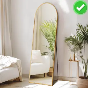 Royal Arch Golden Bathroom Wall-Mounted Vanity Decor, Home Supplies Wall Decor for Bathroom Use