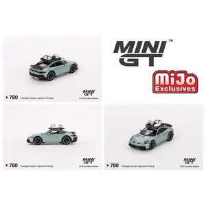 MiniGT 1:64 Porsche 911 Dakar – Shade Green Metallic – MiJo Exclusive #780