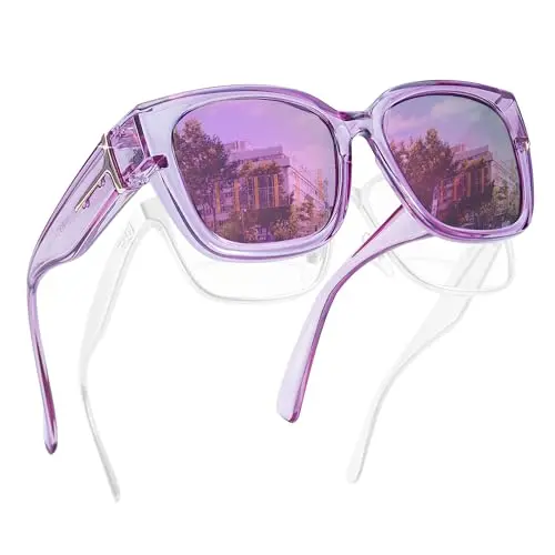 Transparent Purple Frame Purple Mir