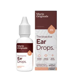 Marie Originals Ear Drops for Clogged Ears, Dry Itchy Ears & Ear Pain Hygiene for Adults & Kids | Natural Plant-Based Ingredients Perfect for Summer use, Swimmers & Everyday Care | 0.5 FL Oz - 14mL
