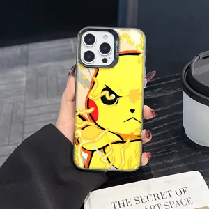 1 lightning phone case, fashionable and creative trendy iPhone phone case, gradient color phone case, suitable for iPhone 17 Pro Max, compatible with iPhone 7-17 series/Pro/Pro Max/Plus/Air/E/Mini/X/XS/XR, Cover, Accessories
