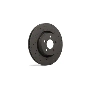 Hawk HTC4914 Talon Drilled Slotted Brake Rotors Direct Fit Street/Track Plug-n-P