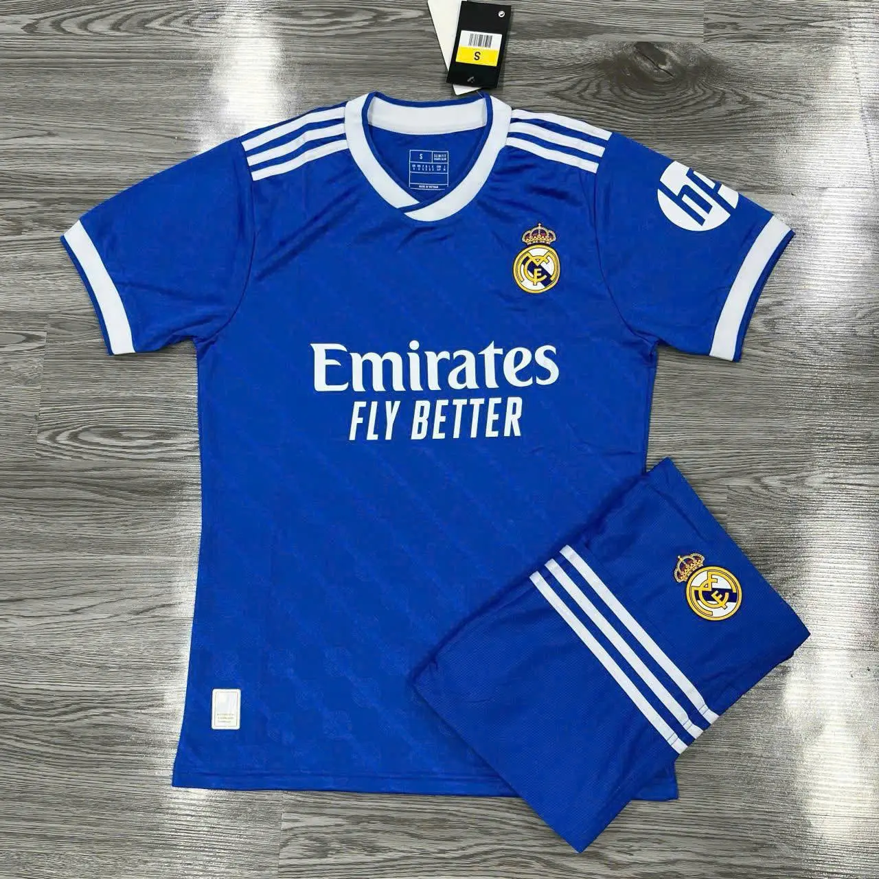 2025/2026 Men's Blue Football Kit Breathable Soccer Training Suit