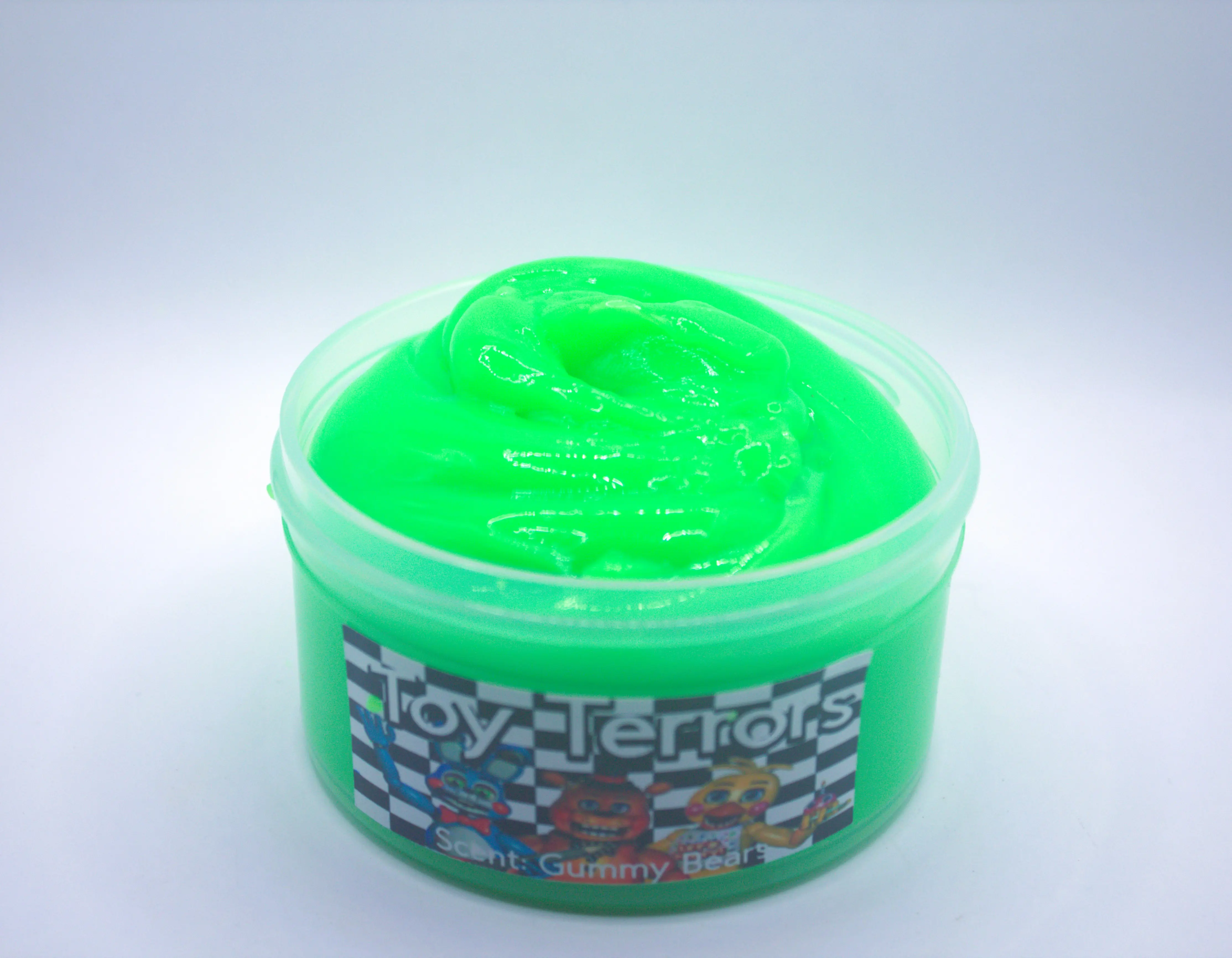 Toy Terrors Black Light Slime ~ Glow ~ Animatronic Themed ~ Good Vibes Slime ~