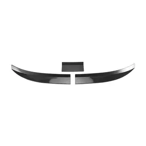 Universal Car Spoiler, Adjustable Rear Trunk Spoiler Lip Roof Tail Wing Accessories, Carbon Fiber