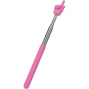 Retractable Teacher Pointer for Classroom  Reading,  Extendable Finger Pointer Stick, School Collapsible Telescoping Long Hand Pointing Stick, Classroom  Have Supplies Essentials,