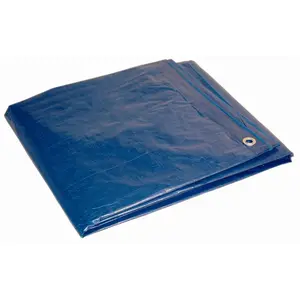 Foremost Tarp  5 ft. X 7 ft. Blue Dry Top Polyethylene Tarpaulin