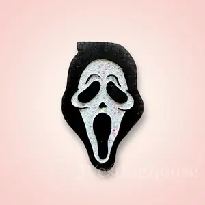 Black Ghostface Halloween Car Freshie