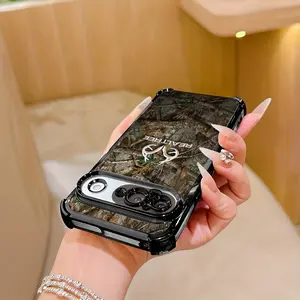 R-Realtree Real Tree Camo Phone Case for Google Pixel 9 9a Pro Xl 5g, Anti-Fall Shockproof Transparent Soft Back Cover, Durable Protective Design, Accessories