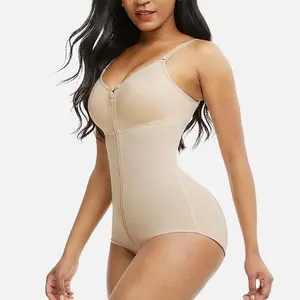 FeelinGirl Shapewear Bodysuit Tummy Control Body Shaper for Women with Zipper Comfort  Fabric Womenswear