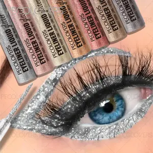 Diamond Liquid Eyeliner,Shiny Eyeliner Eyeshadow Stick,Glitter Eye Highlighter,Suitable For Christmas Makeup