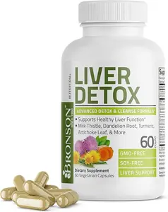 Liver Detox Capsules Healthcare Fitness Supplement Dietary
