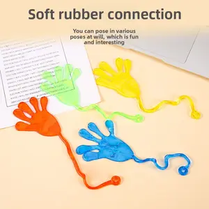 Flexible Stretchable Sticky Hand Toy, Sticky Palm for Climbing Walls, Creative Prank Toy