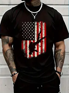 100% Cotton S Diver - S Diving American Flag T-Shirt Women's Men's Graphic Tee Crew Neck summer vacation Tops