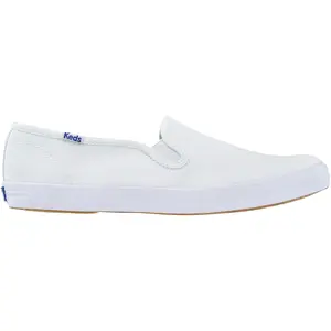 Keds Womens Champion Canvas Slip On Sneakers Shoes Casual - White