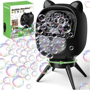 004-PP  Automatic Bubble Machine Rechargeable for Parties: Portable Bubble Maker with 500ML Large Tank for Celebrations Outdoor Party Weddings Birthdays Family Fun - Perfect for Kids Toddlers