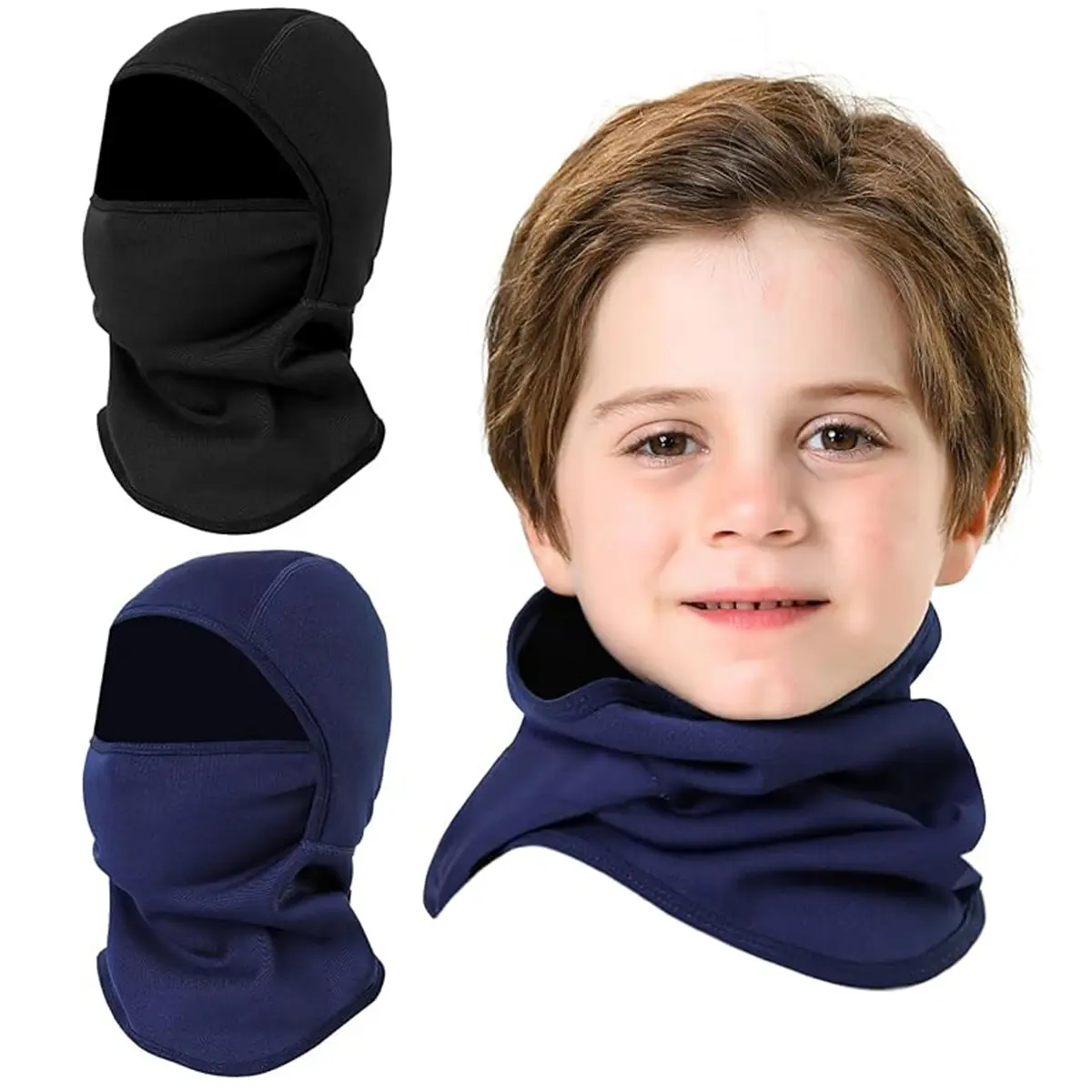 Aegend Unisex Kids' Windproof Balaclava Face Mask - Thermal Cold Weather Neck Warmer for Ages 5-12, Outdoor Protective Gear for Skiing, Running