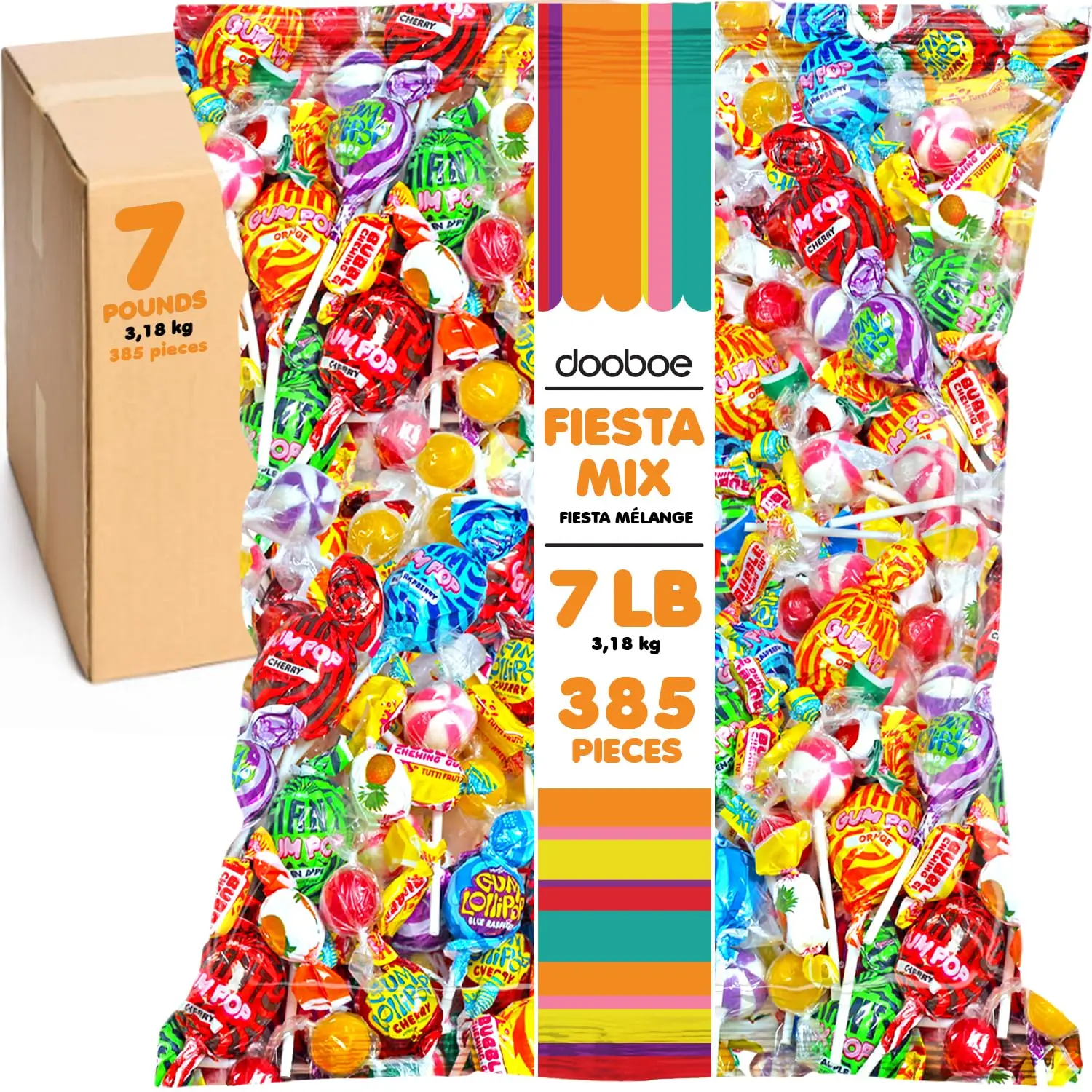 Parade Candies - 7 LB - Pinata Candy Mix - Approx, 385 Pcs Parade Candies - 7 LB - Pinata Candy Mix - Approx, 385 Pcs