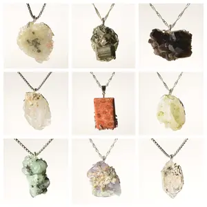[No.N001-009 Tray #F]Unique handmade crystal necklace