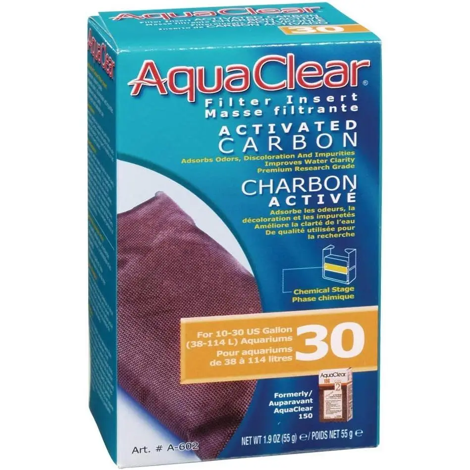 Aquaclear Activated Carbon Filter Inserts - (10-30 Gallon)