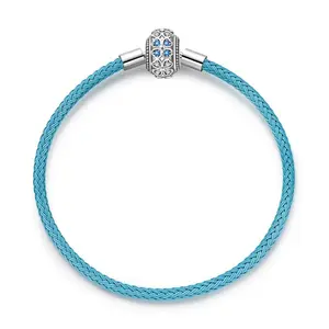 The elegant S925 Lucky Clover Blue Bracelet is the perfect gift for family, friends, and couples, making it an ideal choice for daily wear, vacations, gatherings, and everyday accessories | Durable bead bracelet