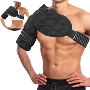 Shoulder Ice Pack Wrap for Men and Women Adjustable Left or Right Shoulder Ice Pack Rotator Cuff Cold Therapy Reusable Hot & Cold Brace for Shoulder Pain Relief & Shoulder Injuries Healthcare