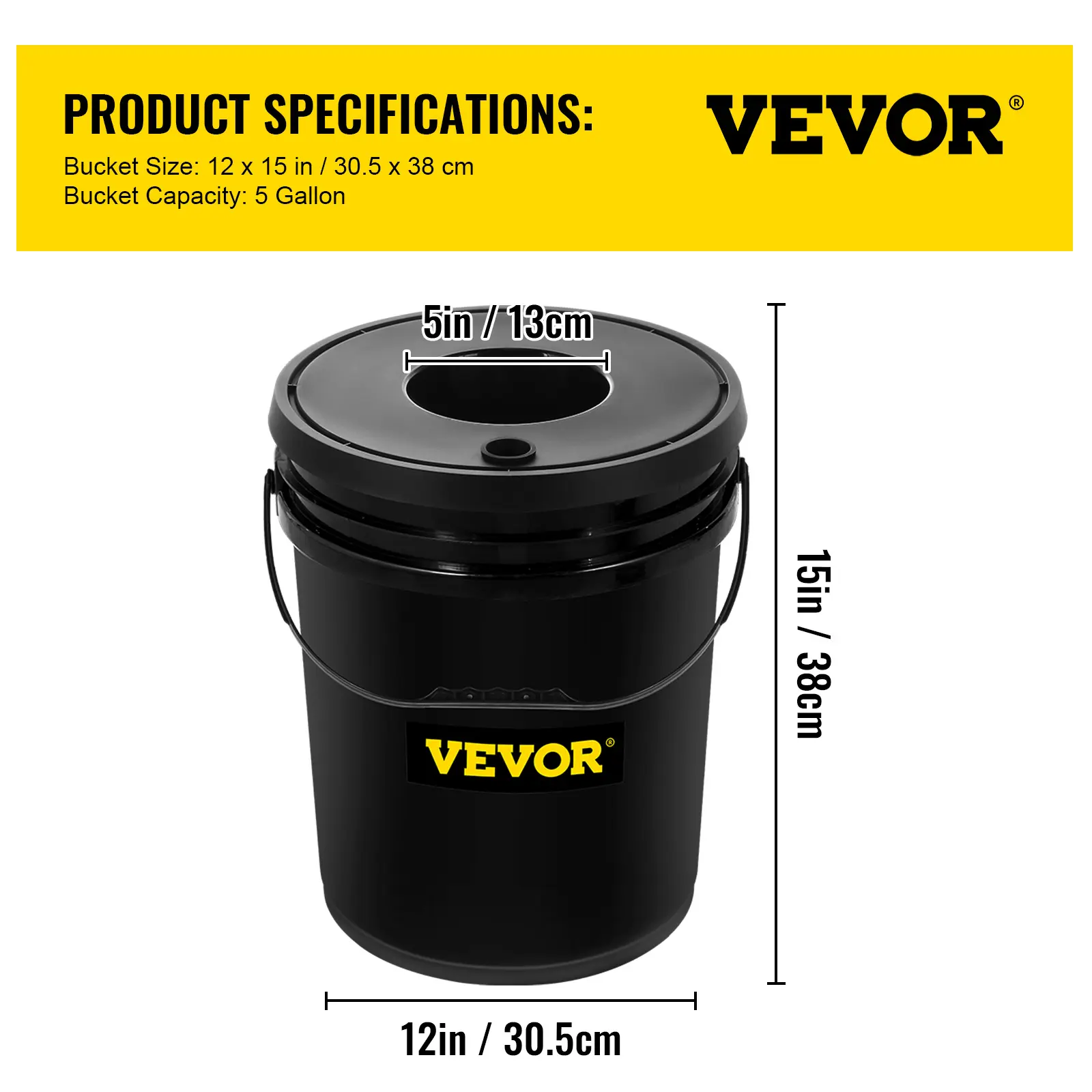 【summerfinds】VEVOR DWC Hydroponic System, 5 Gallon 5 Buckets, Deep Water Culture Growing Bucket, Hydroponics Grow Kit with Pump, Air Stone and Connected Reservoir, for Indoor/Outdoor Leafy Vegetables