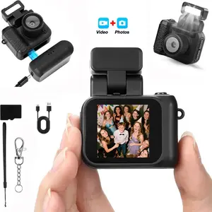 New model Y4000 Kids Mini Camera, 1080P HD Video Recording with 1.44 Inch Screen & 6 Filters, Portable Keychain Toy Camera, Best Gift for Boys Girls Birthday
